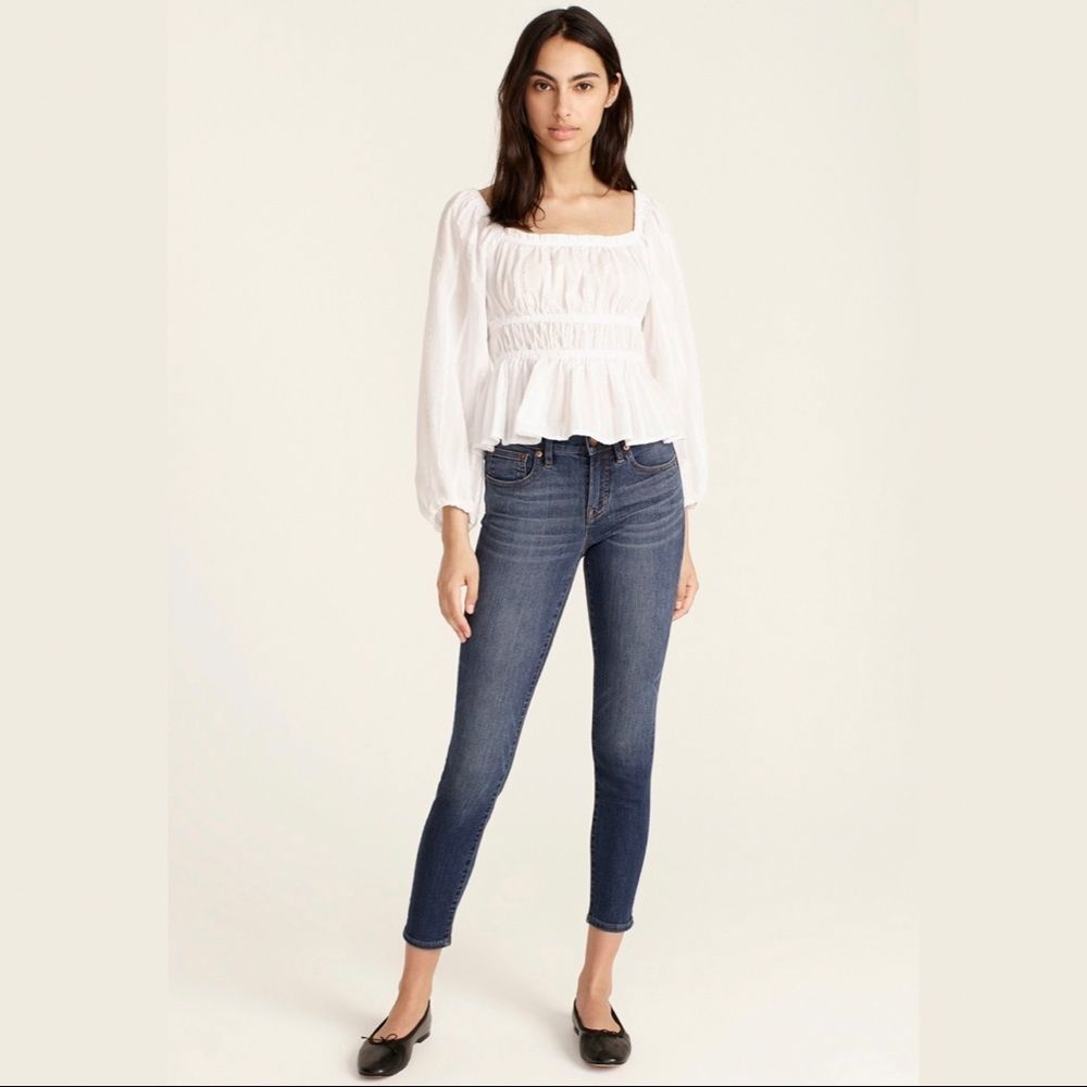 🌟🌟🌟 NWOT🌟🌟🌟 J. Crew Toothpick Low Rise Ankle Jeans In Vista Wash